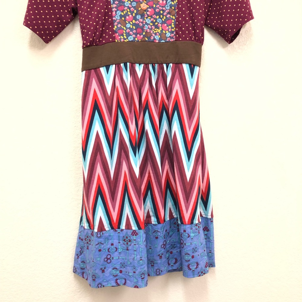 Matilda Jane Paint By Numbers Collage Kimono Dress - Picture 4 of 8